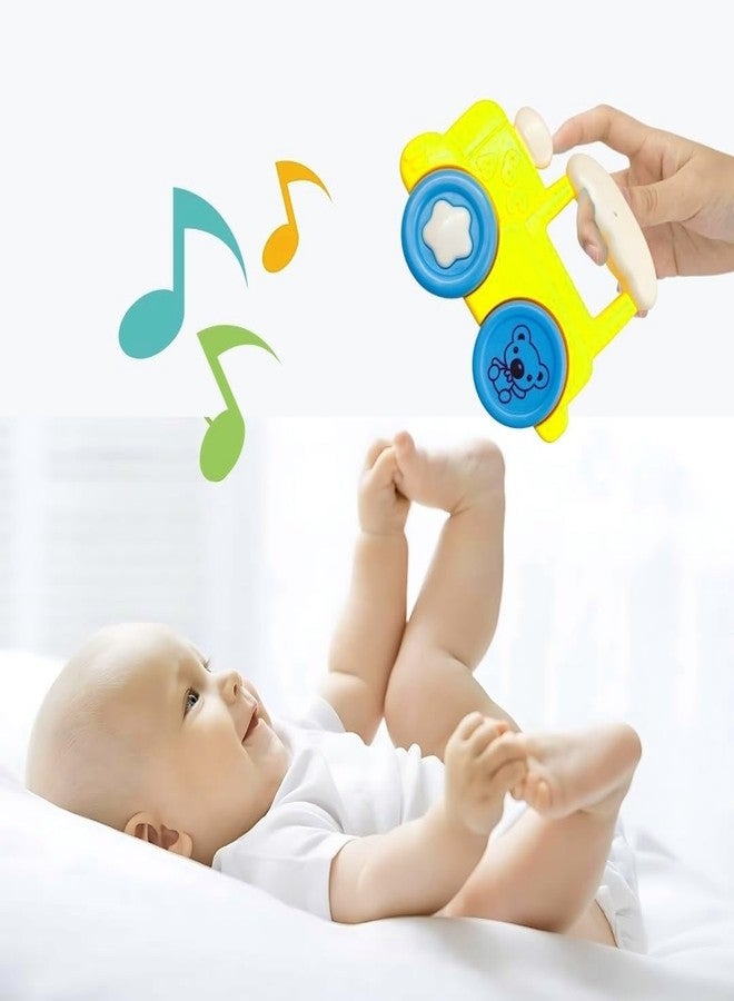 Fratelli Rattle Toys for Babies - Colorful Attractive Teethers for 0-12 Months Newborns - 5pc Train Set with Fun Colors & Soft Texture - Image 5